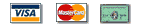 We gladly accept Visa, Mastercard and American Express